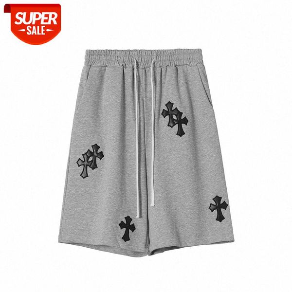 cross patch embroidered casual shorts men's wind sports pants loose straight leg #he0w, Black
cross patch embroidered casual shorts men's wind sports pants loose straight leg #he0w, Black