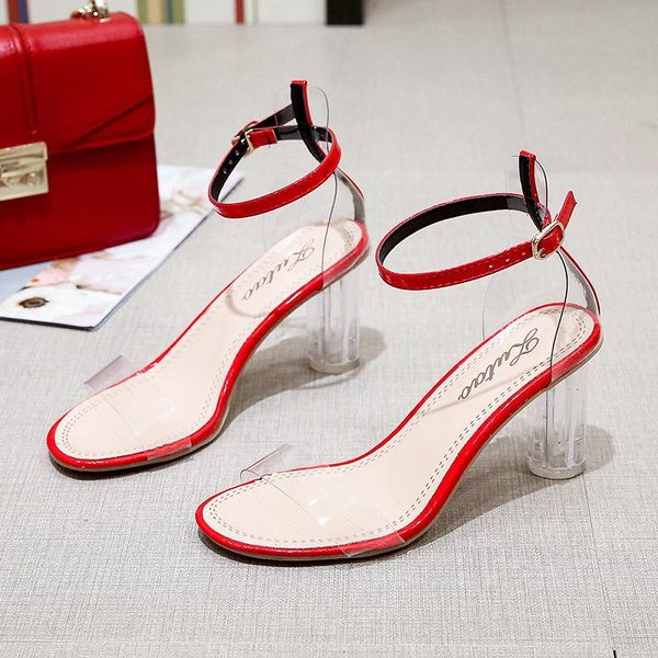 sandal fairy's summer 2021 chunky heels with sheer and casual one-buckle crystal dress shoes, Black
sandal fairy's summer 2021 chunky heels with sheer and casual one-buckle crystal dress shoes, Black