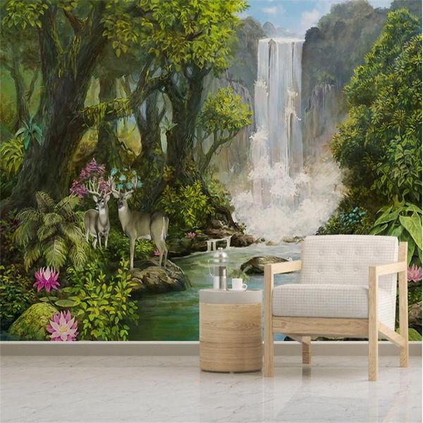 wallpapers middle ages tropical rain forest waterfall landscape painting 3d po for living room bedroom wall papers home decor
wallpapers middle ages tropical rain forest waterfall landscape painting 3d po for living room bedroom wall papers home decor