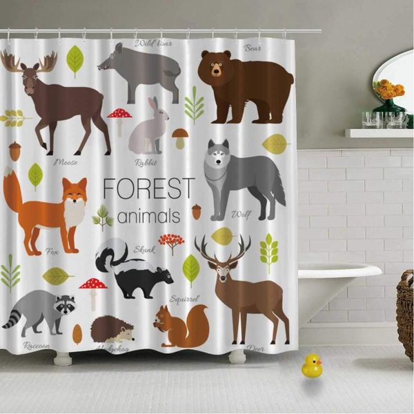 shower curtains forest animals isolated vector set moose practical curtain for kids bathroom,72''l x 72''w
shower curtains forest animals isolated vector set moose practical curtain for kids bathroom,72''l x 72''w