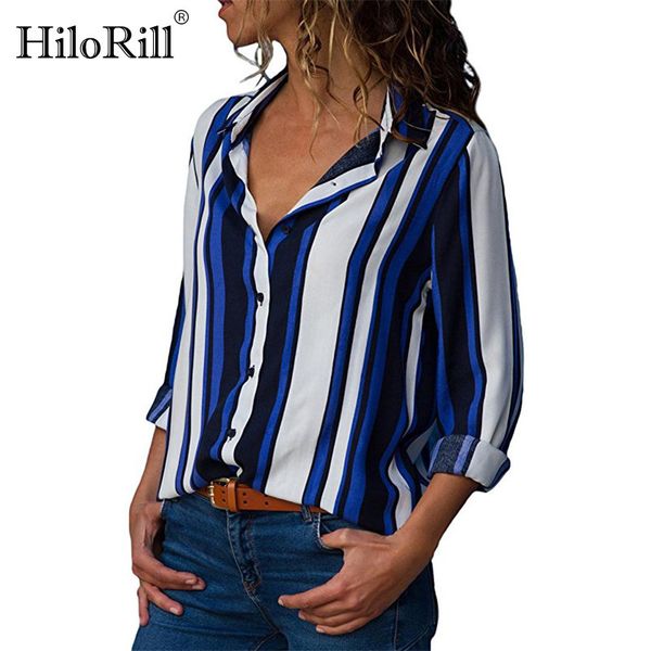 office ladies shirts casual striped blouse shirt long sleeve turn down collar women multicolour blusas 210508, White
office ladies shirts casual striped blouse shirt long sleeve turn down collar women multicolour blusas 210508, White