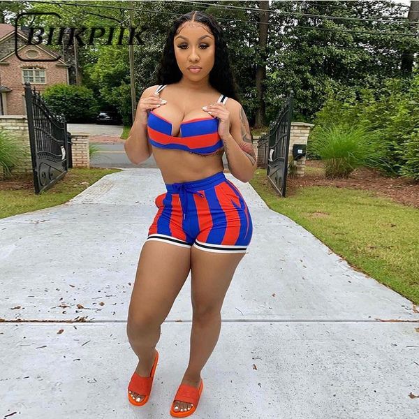 women's tracksuits biikpiik women 2 piece sets skinny casual lounge wear print shorts matching set basic female summer sportwear, Gray
women's tracksuits biikpiik women 2 piece sets skinny casual lounge wear print shorts matching set basic female summer sportwear, Gray