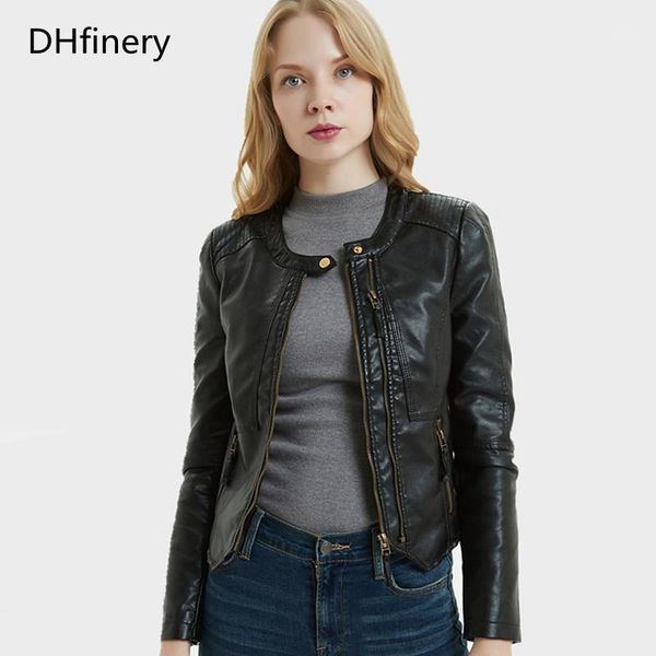dhfinery leather jacket women 2021 spring autumn short slim pu lapel motorcycle p-121, Black
dhfinery leather jacket women 2021 spring autumn short slim pu lapel motorcycle p-121, Black