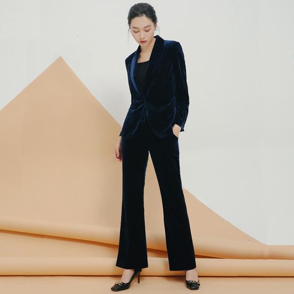 women's suits & blazers womens velvet set pant ol formal suit jacket pants office lady overalls 2 pieces, White;black
women's suits & blazers womens velvet set pant ol formal suit jacket pants office lady overalls 2 pieces, White;black