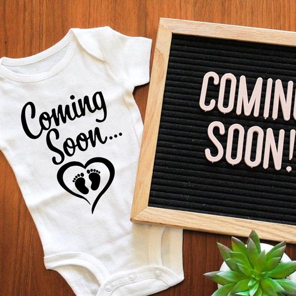 rompers 2022 baby announcement bodysuits coming soon born summer boys girls, Blue
rompers 2022 baby announcement bodysuits coming soon born summer boys girls, Blue