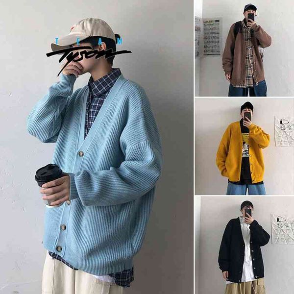 men's sweaters winter cardigan warm fashion solid color casual knitted jacket men streetwear loose v-neck mens y2ov, White;black
men's sweaters winter cardigan warm fashion solid color casual knitted jacket men streetwear loose v-neck mens y2ov, White;black