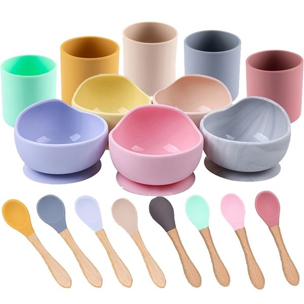 3pcs set silicone bowl spoon fork cup baby bpa waterproof non slip feeding products 211026
3pcs set silicone bowl spoon fork cup baby bpa waterproof non slip feeding products 211026