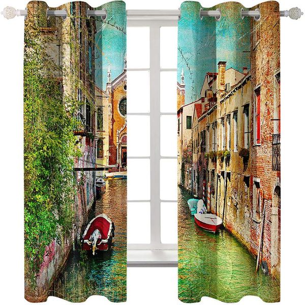 curtain & drapes 2 panels venice water city thermal insulated blackout light blocking room darkening windows drapery
curtain & drapes 2 panels venice water city thermal insulated blackout light blocking room darkening windows drapery