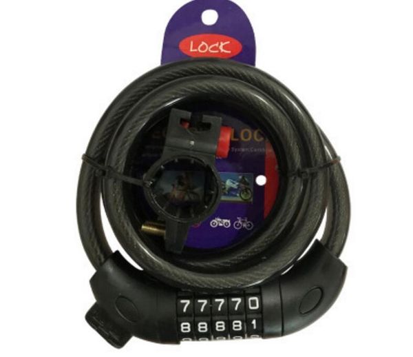 bike locks 60pcs/lot 5 resettable digit combination lock bicycle spiral steel cab lockable universal combo
bike locks 60pcs/lot 5 resettable digit combination lock bicycle spiral steel cab lockable universal combo