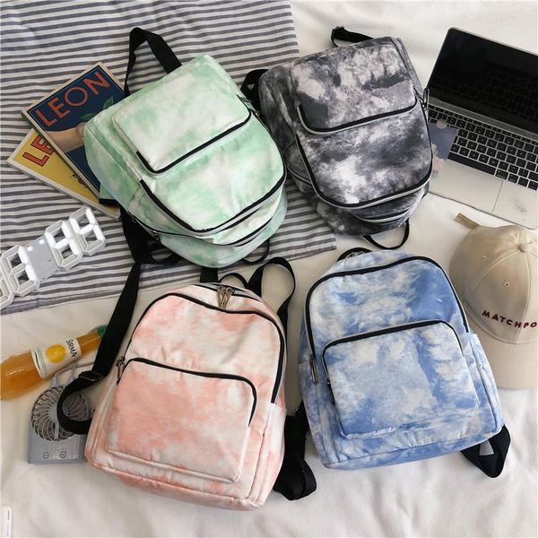 large capacity gradient color backpack retro school bag nylon waterproof laptop
large capacity gradient color backpack retro school bag nylon waterproof laptop
