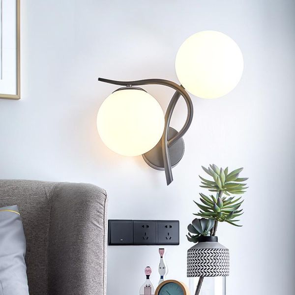nordic led bedroom bedside wall lamp creative simple living room el light luminarias de interior
nordic led bedroom bedside wall lamp creative simple living room el light luminarias de interior