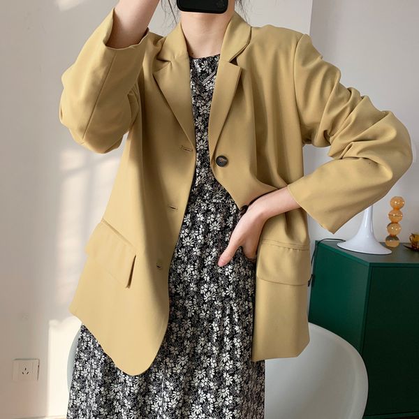 suits 2021 spring blzaer turn down collar blazer ladies coat feminino women clothes, White;black
suits 2021 spring blzaer turn down collar blazer ladies coat feminino women clothes, White;black