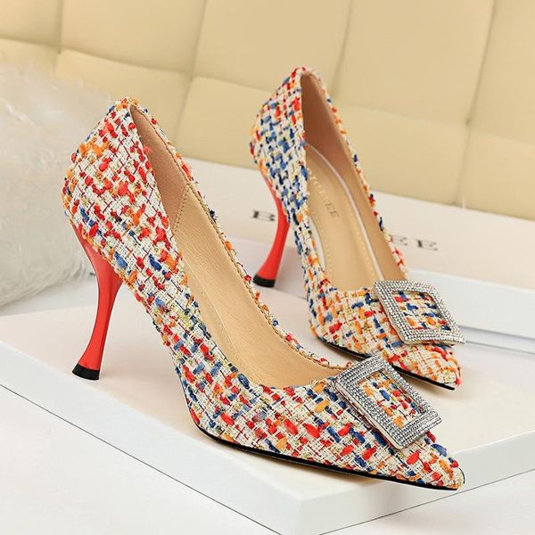 dress shoes bigtree rhinestone women korean version high heel bride party club pumps shallow mix color metal square buckle thin heels, Black
dress shoes bigtree rhinestone women korean version high heel bride party club pumps shallow mix color metal square buckle thin heels, Black