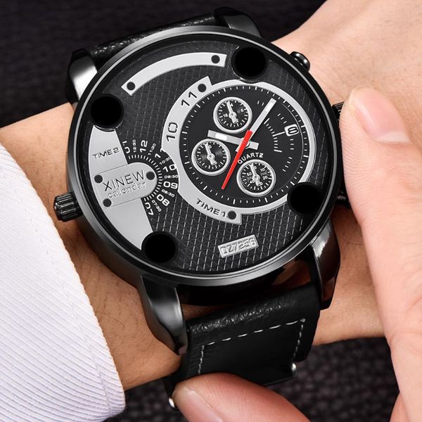 wristwatches mens watches waterproof sport chronograph quartz military wrist watch classic casual analog relogio, Slivery;brown
wristwatches mens watches waterproof sport chronograph quartz military wrist watch classic casual analog relogio, Slivery;brown