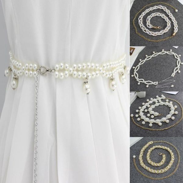 belts elegant pearl belt waist female chain clothing supplies buckle dress strap thin waistband women shirt accessories, Black;brown
belts elegant pearl belt waist female chain clothing supplies buckle dress strap thin waistband women shirt accessories, Black;brown