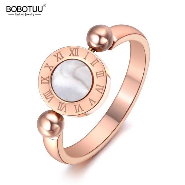 wedding rings bobotuu trendy classic rotatable white/black shell roman numeral for women titanium stainless steel ring br19061, Slivery;golden
wedding rings bobotuu trendy classic rotatable white/black shell roman numeral for women titanium stainless steel ring br19061, Slivery;golden