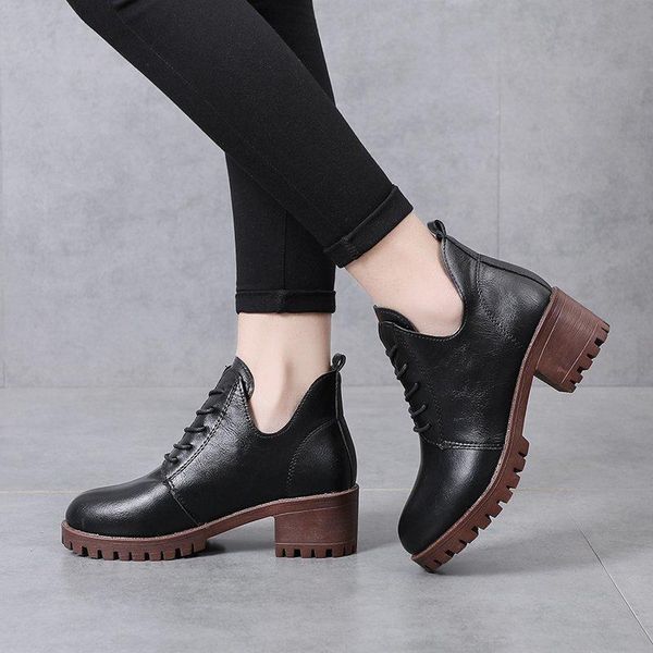 boots solid black leather female women shoes woman lace up ankle thick square high heels motorcycle plus size
boots solid black leather female women shoes woman lace up ankle thick square high heels motorcycle plus size