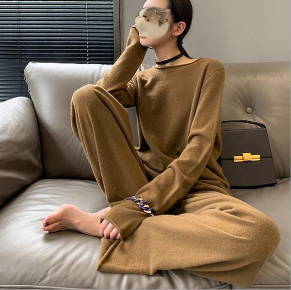women's two piece pants knitted sweater suit casual pullover 2 set slim thick high waist wide leg sets lady autumn harajuku homewear, White
women's two piece pants knitted sweater suit casual pullover 2 set slim thick high waist wide leg sets lady autumn harajuku homewear, White