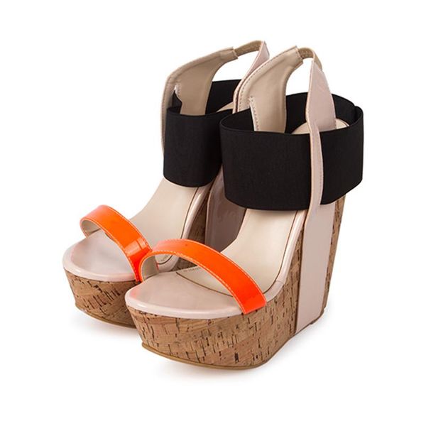 shoes.novelty fashion women's shoes, multi color leather, about 14.5 cm heel sandals,wedges sandals. size:34-45 sandals, Black
shoes.novelty fashion women's shoes, multi color leather, about 14.5 cm heel sandals,wedges sandals. size:34-45 sandals, Black