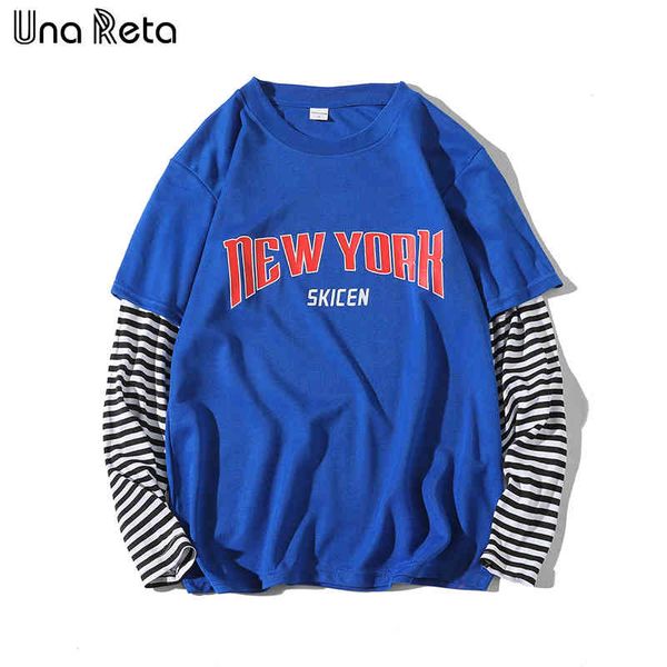 una reta t-shirt mens spring harajuku men clothing hip-hop stripe splicing tee fake two pieces long sleeve man's t-shirt y0322, White;black
una reta t-shirt mens spring harajuku men clothing hip-hop stripe splicing tee fake two pieces long sleeve man's t-shirt y0322, White;black