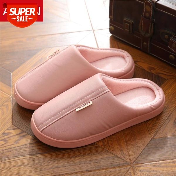 ASIFN Winter PU Leather Cotton Home Slippers Women House Warm House Indoor Non-slip Bedroom Shoes for Ladies Men New #hr9G, Black
ASIFN Winter PU Leather Cotton Home Slippers Women House Warm House Indoor Non-slip Bedroom Shoes for Ladies Men New #hr9G, Black