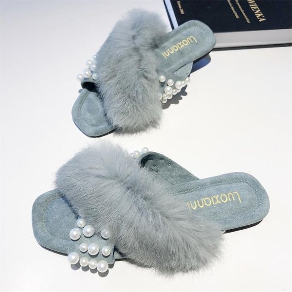 slippers 2021 womens slides fashion square toe winter pearl slipper elegant lady cross outdoor pantuflas mujer claquette femme chaussure, Black
slippers 2021 womens slides fashion square toe winter pearl slipper elegant lady cross outdoor pantuflas mujer claquette femme chaussure, Black
