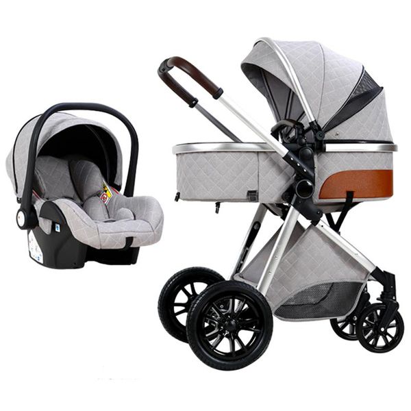 strollers# luxurious baby stroller 3 in 1 portable travel carriage folding prams aluminum frame high landscape car for born
strollers# luxurious baby stroller 3 in 1 portable travel carriage folding prams aluminum frame high landscape car for born