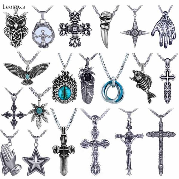 pendant necklaces leosoxs 1pcs trendy hip hop retro ghost hand cross five-pointed star necklace, Silver
pendant necklaces leosoxs 1pcs trendy hip hop retro ghost hand cross five-pointed star necklace, Silver