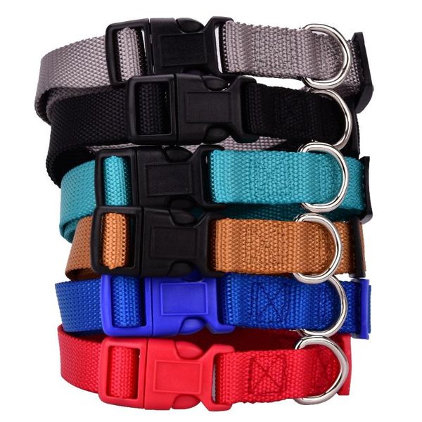 pcs pet dog collar classic solid basic polyester nylon with quick snap buckle, can leash & harness collars leashes
pcs pet dog collar classic solid basic polyester nylon with quick snap buckle, can leash & harness collars leashes