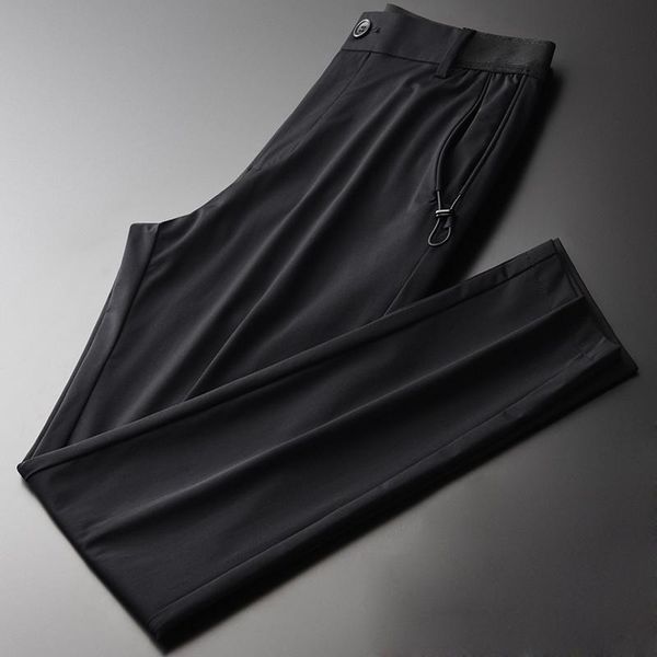 men's pants classic summer mens t-shirts luxury business fashion black slim man hight quality soft silky suit casual 
men's pants classic summer mens t-shirts luxury business fashion black slim man hight quality soft silky suit casual