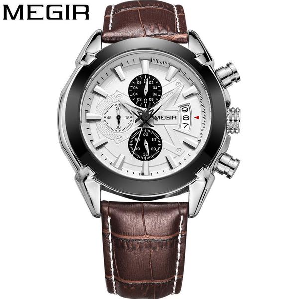 wristwatches megir multifunction sports chronograph men's business fashion waterproof quartz watch relogio masculino, Slivery;brown
wristwatches megir multifunction sports chronograph men's business fashion waterproof quartz watch relogio masculino, Slivery;brown