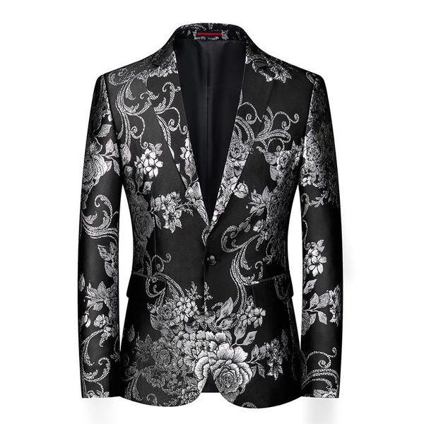 men's suits & blazers mogu men blazer plaid casual slim fit wedding suit coat floral printed prom party for spring fall, White;black
men's suits & blazers mogu men blazer plaid casual slim fit wedding suit coat floral printed prom party for spring fall, White;black