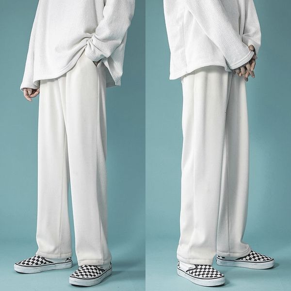 men's pants spring summer ice silk fashion casual wide-leg men streetwear korean hip-hop straight mens trousers e2d6, Black
men's pants spring summer ice silk fashion casual wide-leg men streetwear korean hip-hop straight mens trousers e2d6, Black