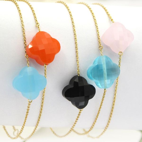 link, chain est fashion jewelry crysta gold bracelets for women gift 10 colors, Black
link, chain est fashion jewelry crysta gold bracelets for women gift 10 colors, Black