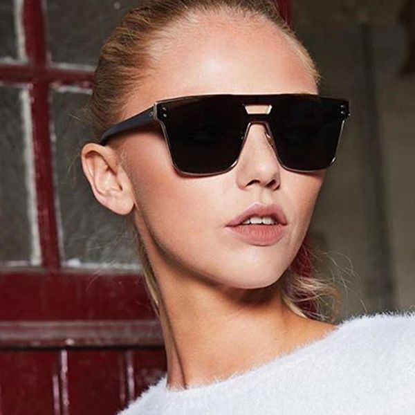 sunglasses fashion vintage square women men designer travel sun glasses for female mirror shades uv400, White;black
sunglasses fashion vintage square women men designer travel sun glasses for female mirror shades uv400, White;black