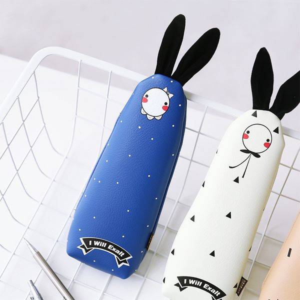 pencil new fashion korean cartoon cute rabbit pu pencil case simple girl large capacity pencil case creative stationery case
pencil new fashion korean cartoon cute rabbit pu pencil case simple girl large capacity pencil case creative stationery case