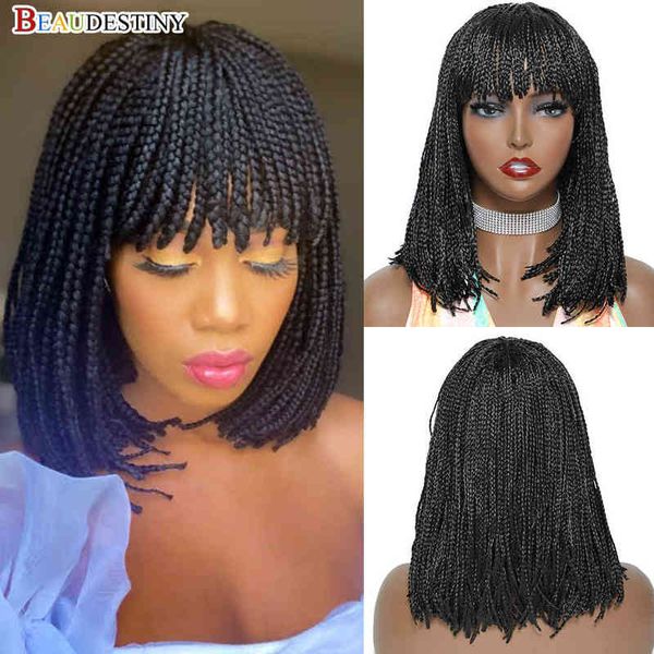 hairpiece short braided wigs for black women heat resistant crochet box bob with bangs african synthetic braiding hair 0121
hairpiece short braided wigs for black women heat resistant crochet box bob with bangs african synthetic braiding hair 0121