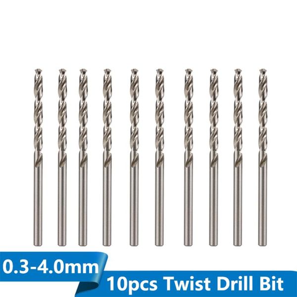 professional drill bits 10pcs 0.3-4.0mm high speed steel mini twist bit set for dremel rotary tool wood/metal hole cutter
professional drill bits 10pcs 0.3-4.0mm high speed steel mini twist bit set for dremel rotary tool wood/metal hole cutter