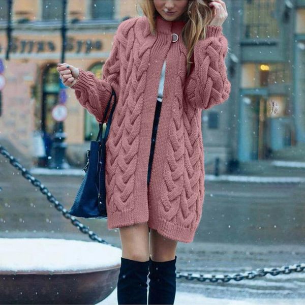 women's jackets sweater clothing casual button cardigan long fall winter loose lantern sleeve knitted coat women, Black;brown
women's jackets sweater clothing casual button cardigan long fall winter loose lantern sleeve knitted coat women, Black;brown