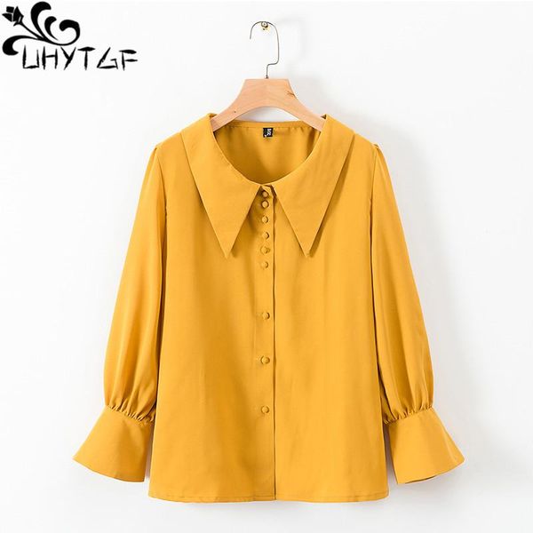 women's blouses & shirts uhytgf oversized blouse women bell sleeve spring temperament casual pure color wild loose lady 1443, White
women's blouses & shirts uhytgf oversized blouse women bell sleeve spring temperament casual pure color wild loose lady 1443, White