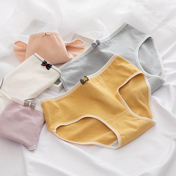 women's panties women cotton breathable briefs bow knot soft seamless underwear female solid color intimate underpant cute lingerie, Black;pink
women's panties women cotton breathable briefs bow knot soft seamless underwear female solid color intimate underpant cute lingerie, Black;pink