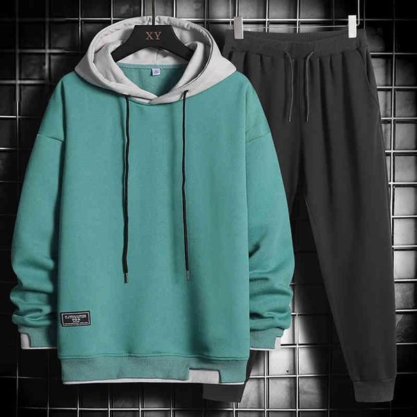 men's tracksuits tracksuit 2 piece set patchwork sweatsuit mens sets fashion hip hop clothing male outfits casual clothes jogging suit, Gray
men's tracksuits tracksuit 2 piece set patchwork sweatsuit mens sets fashion hip hop clothing male outfits casual clothes jogging suit, Gray