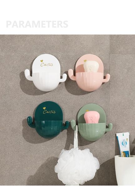 soap dishes cactus sticky wall mounted drain dish decorative drainage holder storage container home bathroom accessori
soap dishes cactus sticky wall mounted drain dish decorative drainage holder storage container home bathroom accessori