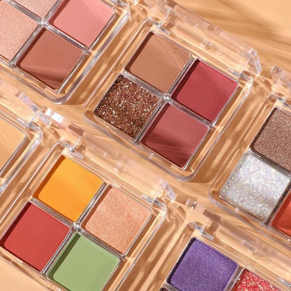 eye shadow 4 colors waterproof eyeshadow palette glitter pearlescent large sequins makeup cosmetics tslm2
eye shadow 4 colors waterproof eyeshadow palette glitter pearlescent large sequins makeup cosmetics tslm2
