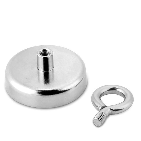 strong neodymium magnet round pulling force river fishing magnetic eyebolt md7 hooks & rails
strong neodymium magnet round pulling force river fishing magnetic eyebolt md7 hooks & rails