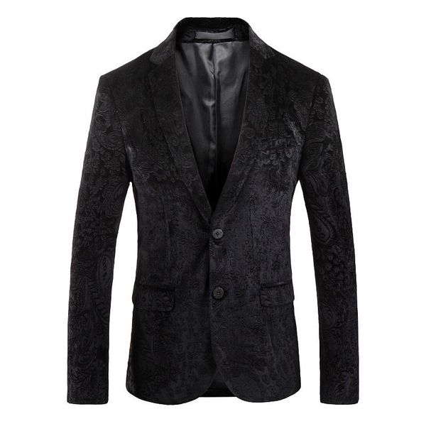 men's suits & blazers arrival luxury men suit fashion autumn coat embossed style casual mens velveteen size m  xl 2xl 3xl, White;black 
men's suits & blazers arrival luxury men suit fashion autumn coat embossed style casual mens velveteen size m  xl 2xl 3xl, White;black
