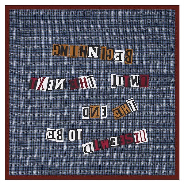 scarves pobing 100% silk scarf woman plaid letters print square luxury bandanas small hijab foulards lady tie headband 53x53cm, Blue;gray
scarves pobing 100% silk scarf woman plaid letters print square luxury bandanas small hijab foulards lady tie headband 53x53cm, Blue;gray