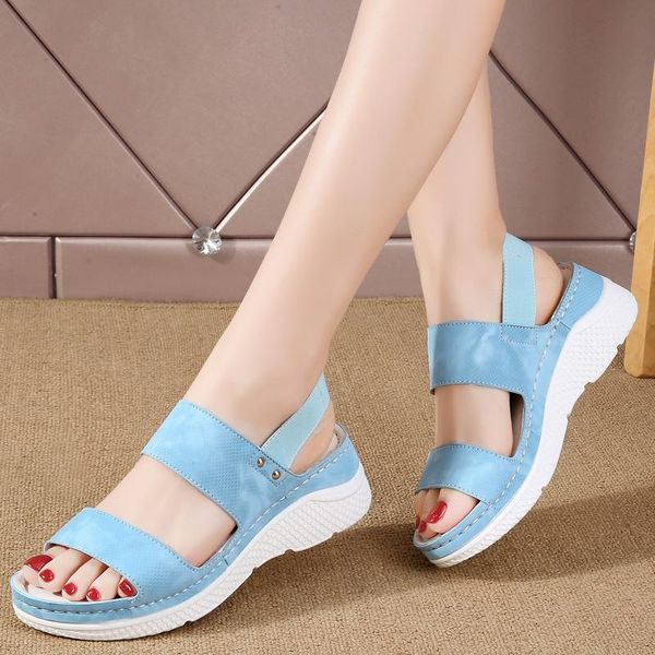 sandals women fashion 2021 summer woman wedge comfortable soft casual ladies flat blue sandalias xg55, Black
sandals women fashion 2021 summer woman wedge comfortable soft casual ladies flat blue sandalias xg55, Black