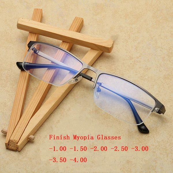 fashion sunglasses frames finish glasses men women myopia half rim metal frame short-sighted eyeglasses rectangle optical prescription vinta, Black
fashion sunglasses frames finish glasses men women myopia half rim metal frame short-sighted eyeglasses rectangle optical prescription vinta, Black