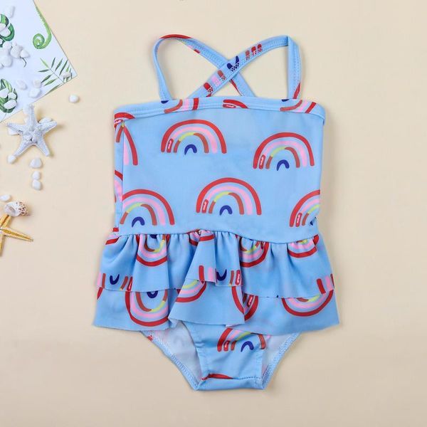two-piece suits toddler baby girls swimsuits children 1 piece rainbow print ruffle cross bandage bikini beachwear cute bathing swimwear 2021
two-piece suits toddler baby girls swimsuits children 1 piece rainbow print ruffle cross bandage bikini beachwear cute bathing swimwear 2021